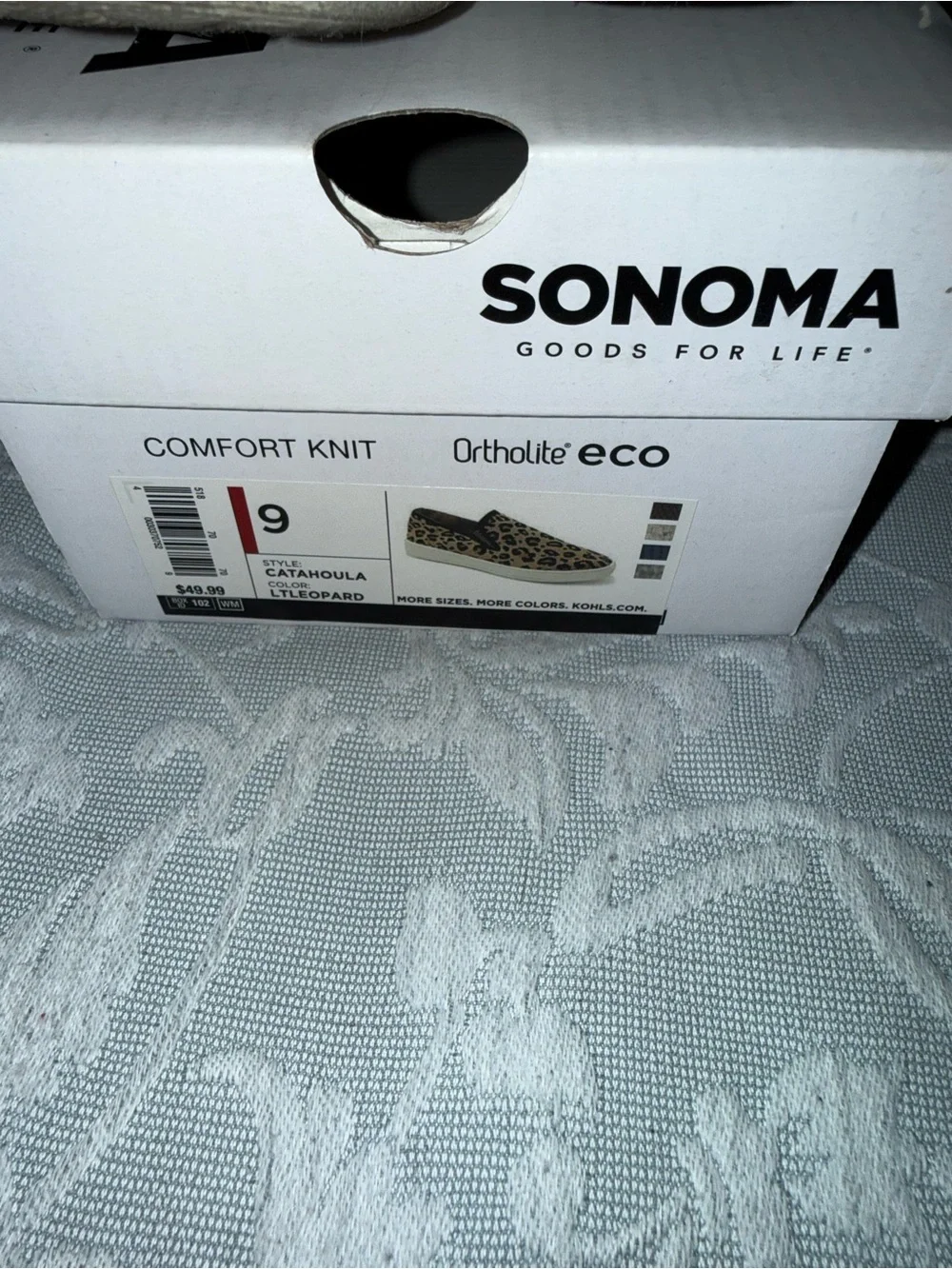 Sonoma Leopard-Print Slip-On Sneakers in Tan and Black